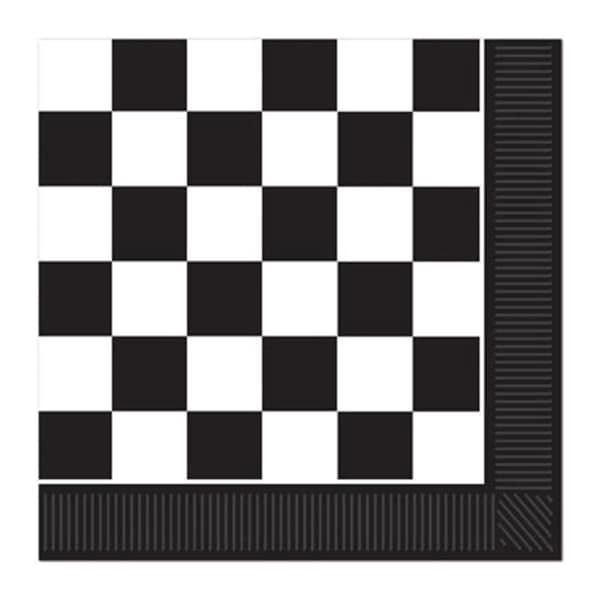 Goldengifts Checkered Luncheon Napkins, 12PK GO2485760 - main